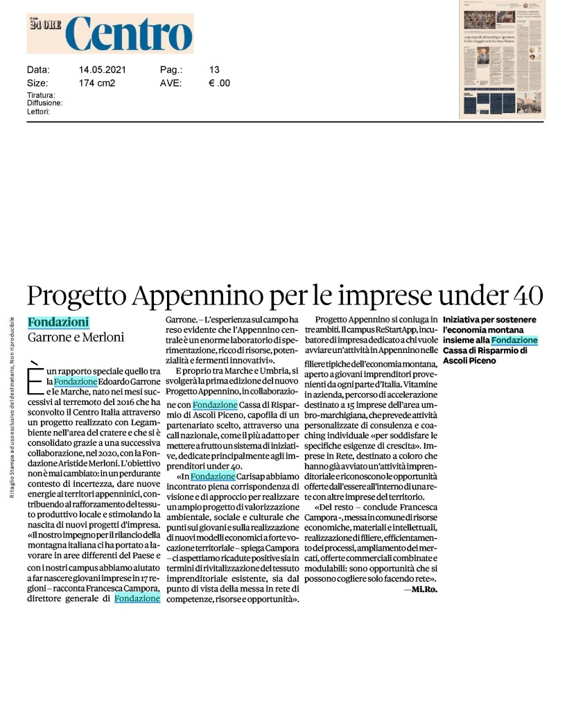 20210514_IL_SOLE_CENTRO_PROGETTO_APPENNINO_PER_LE_IMPRESE_UNDER_40